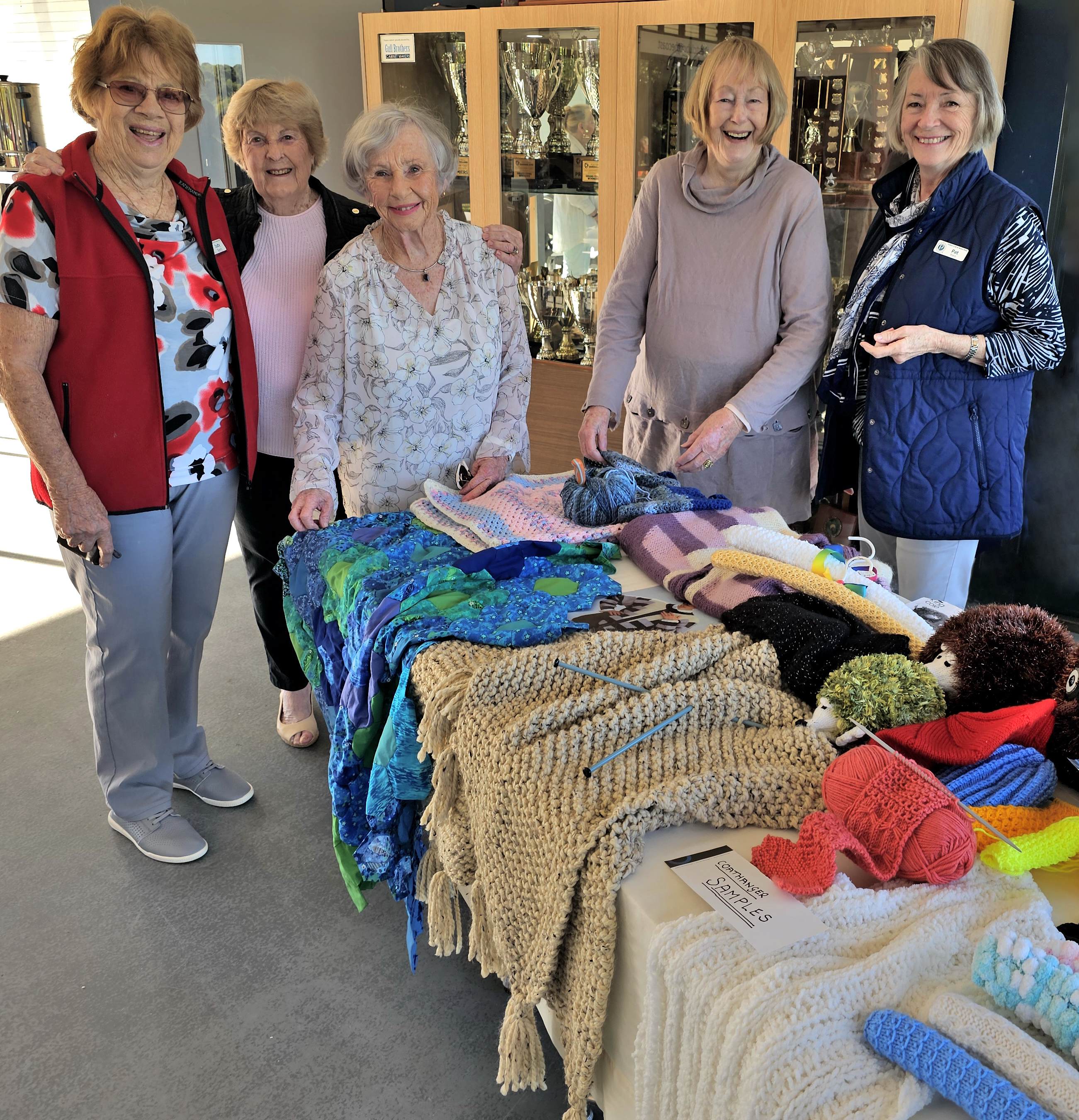 Crafters with display